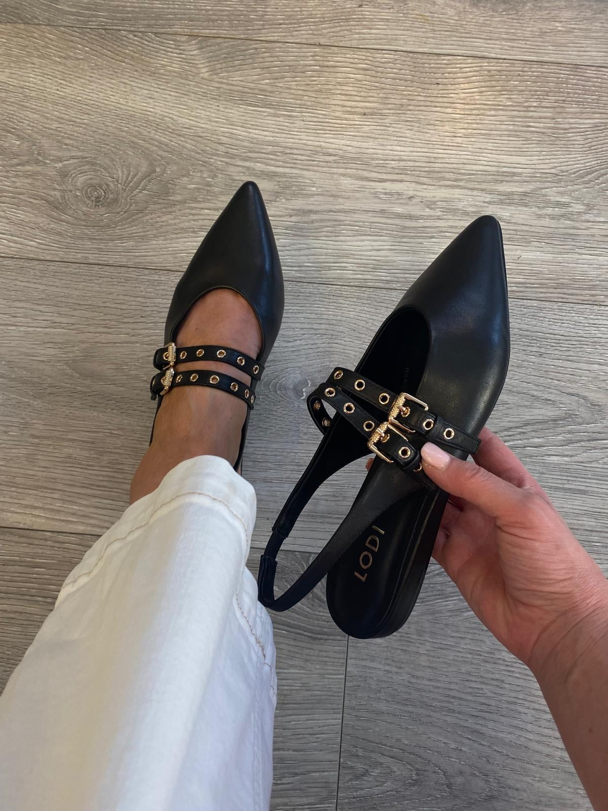 Lodi - A-Sofia Black Slingback