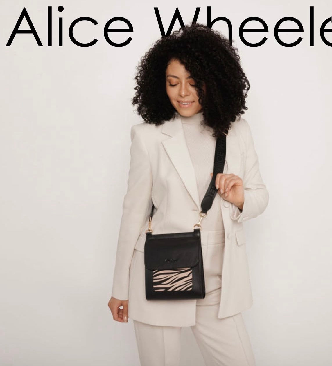 Alice Wheeler - Black Zebra Crossbody