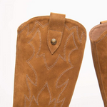 NeroGiardini - I113274D Tan Leather Suede Cowboy Boot