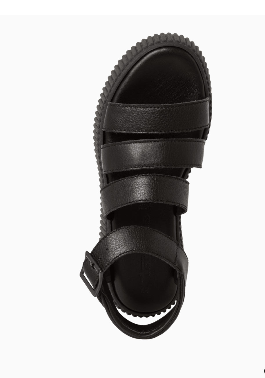 Tamaris - 28017 Black Gladiator Sandal