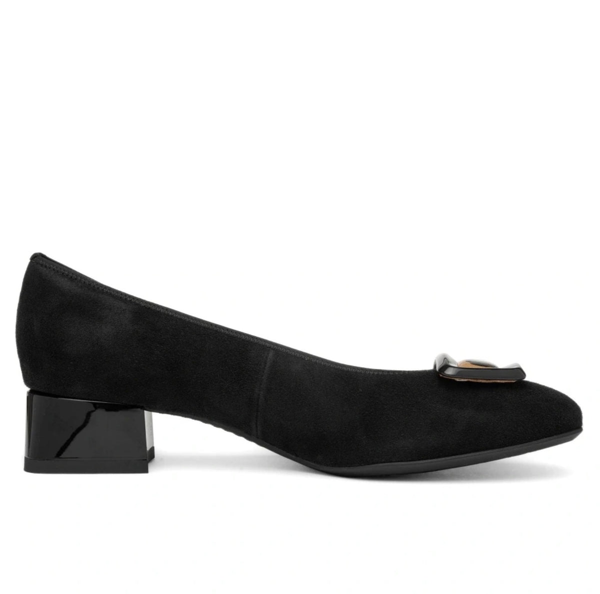 Ara - 20423 Black /Leopard Court Shoe