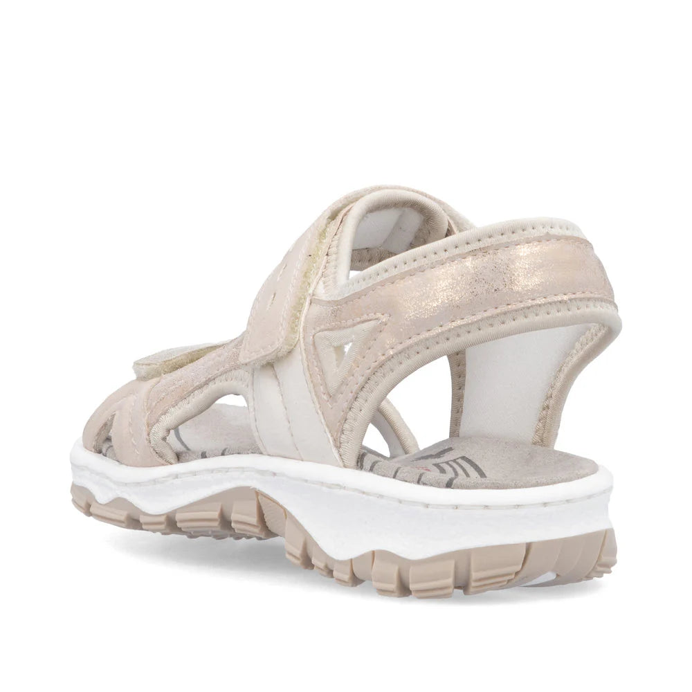 Rieker - 68866 Dusky Pink Walking Sandal