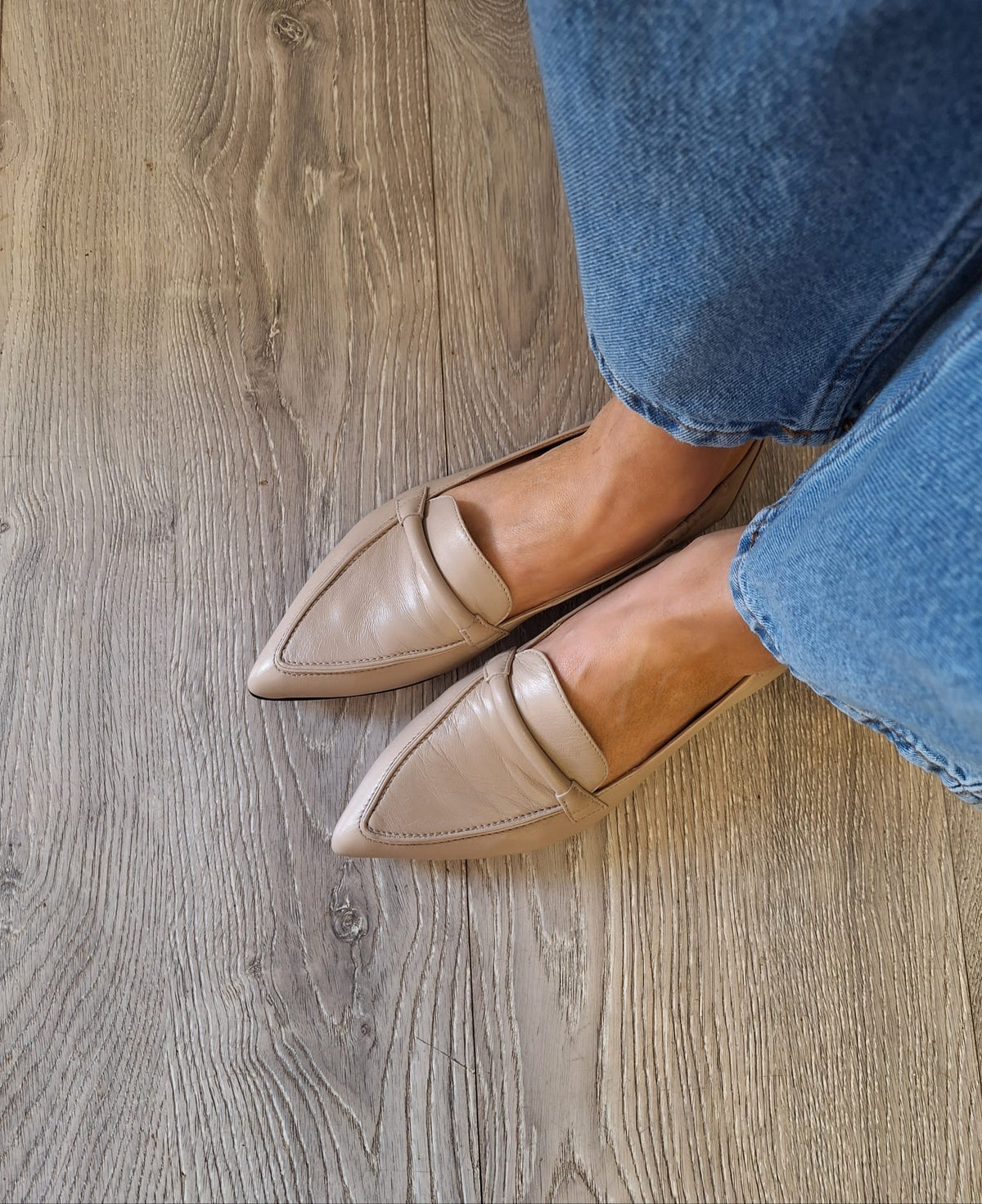 Pomme Dor - 1218 Beige Loafer