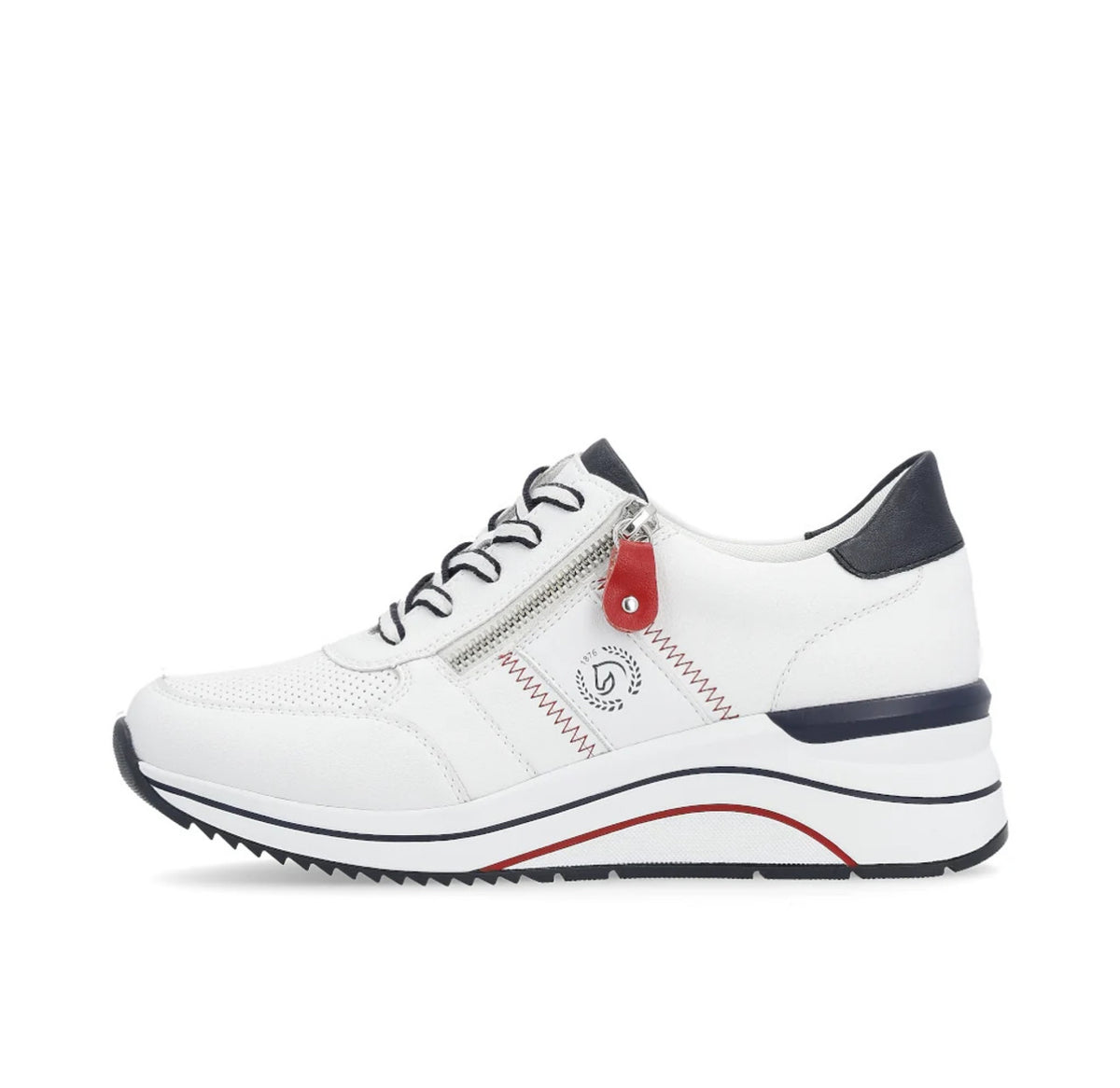 Remonte - D0T04 White Nautical Trainer