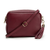 Elie Beaumont - Burgundy Crossbody Extra Strap Included