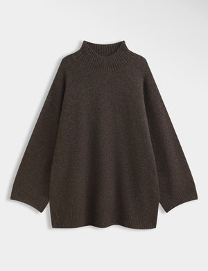 Anna - Brown Knit Jumper
