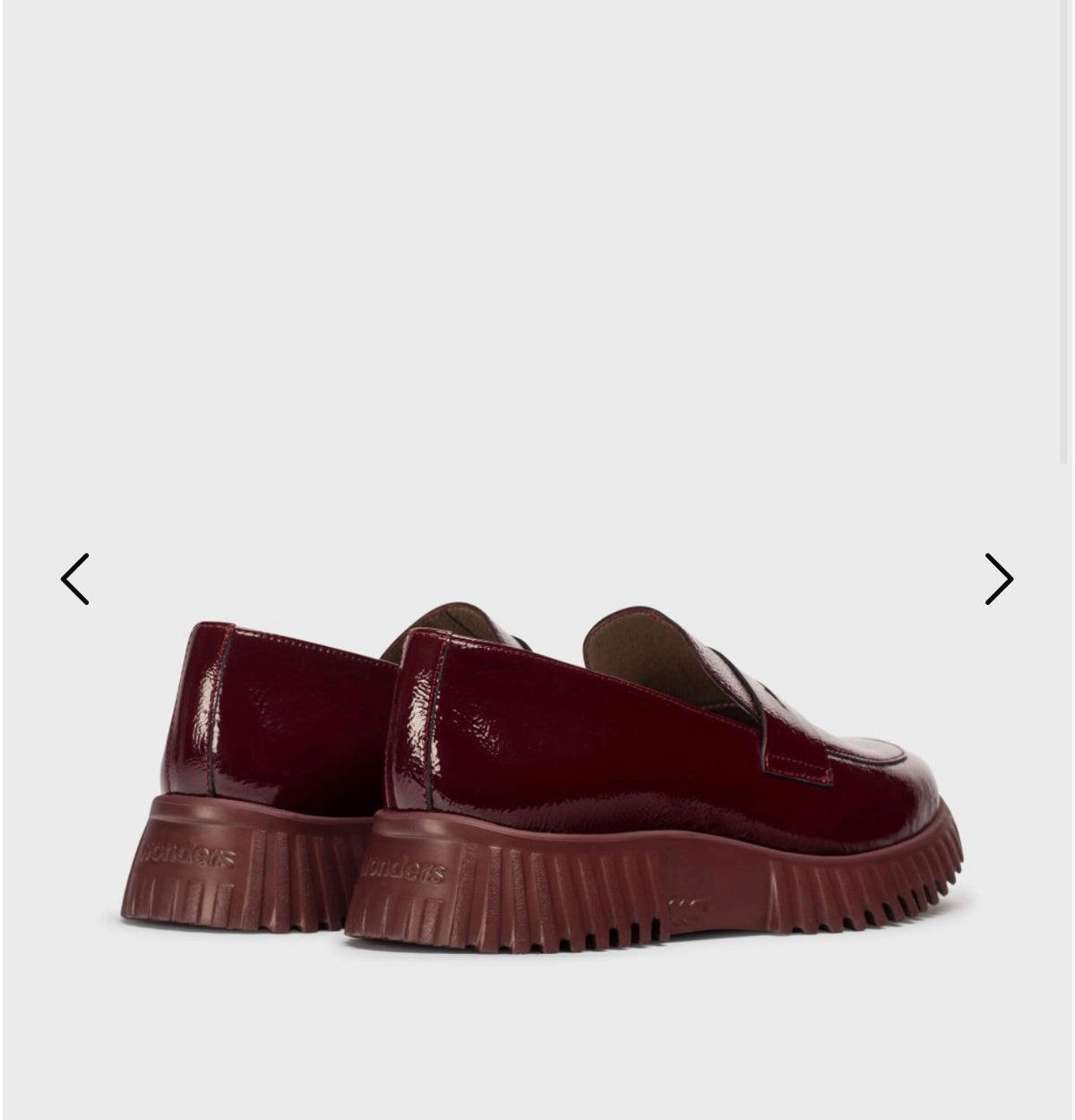 Wonders - A-4402 Burgundy Patent Loafer