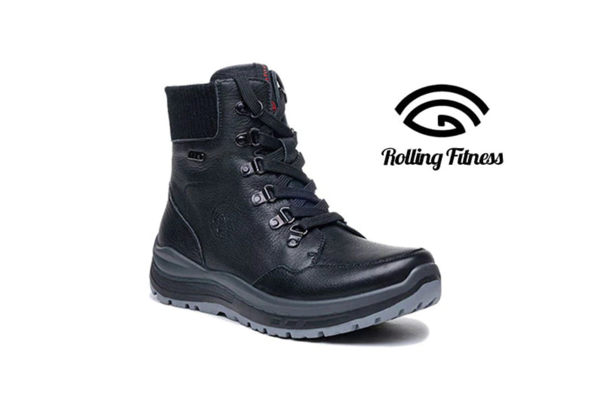 G Comfort - P-1216S Black Laced Boot