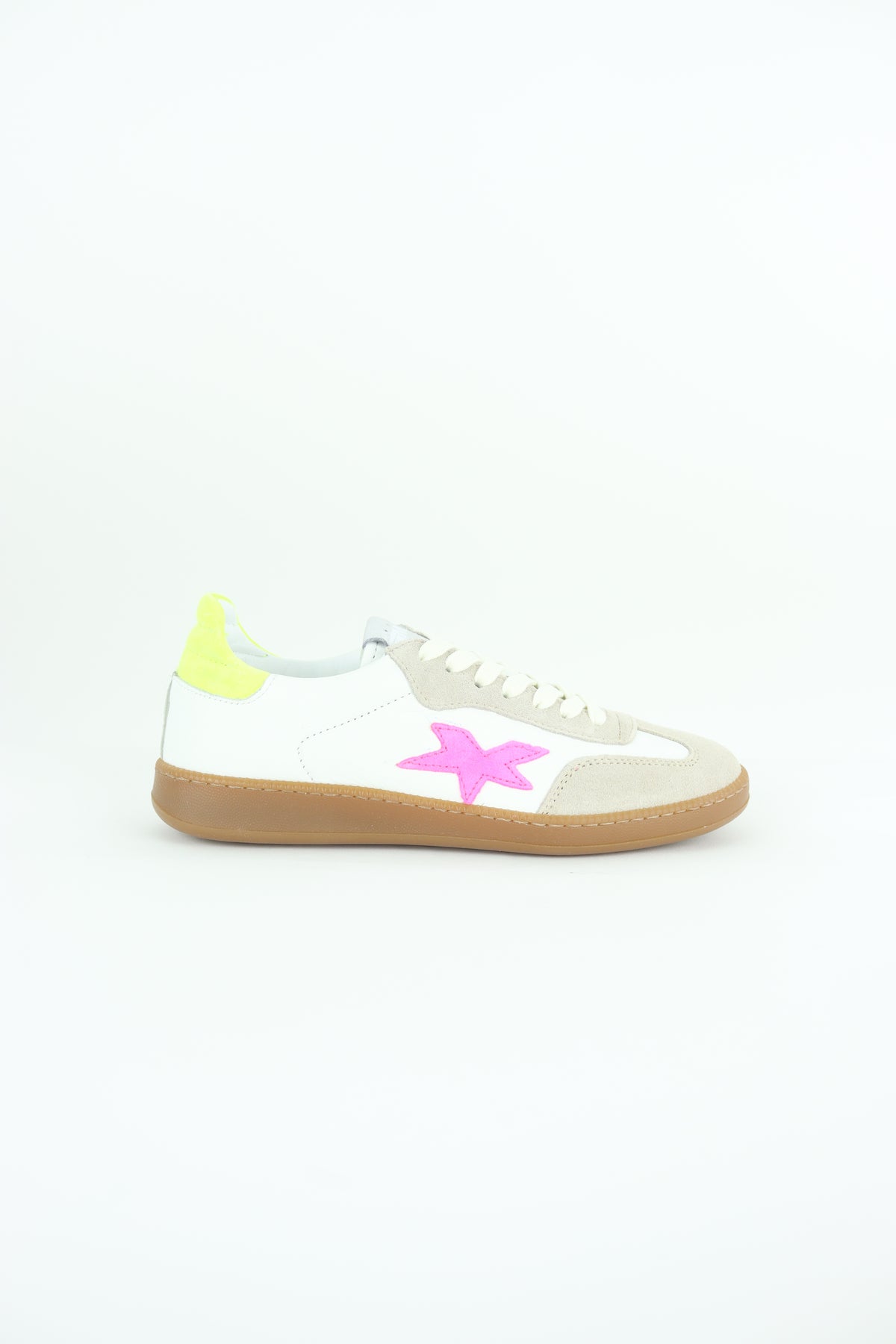 Meline - 525 R Ivory And Neon Trainer