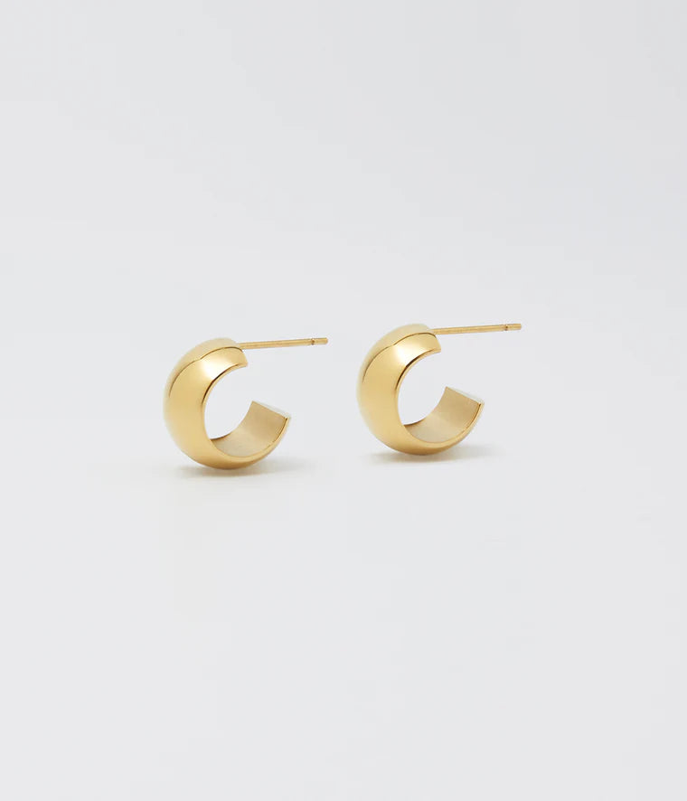 ZAG BIJOUX - SEC21240 Gold Hoop Earrings