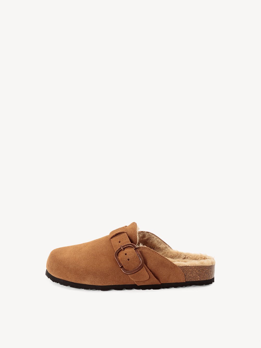 Tamaris - 27601 Tan Fur Lined Mule CDM