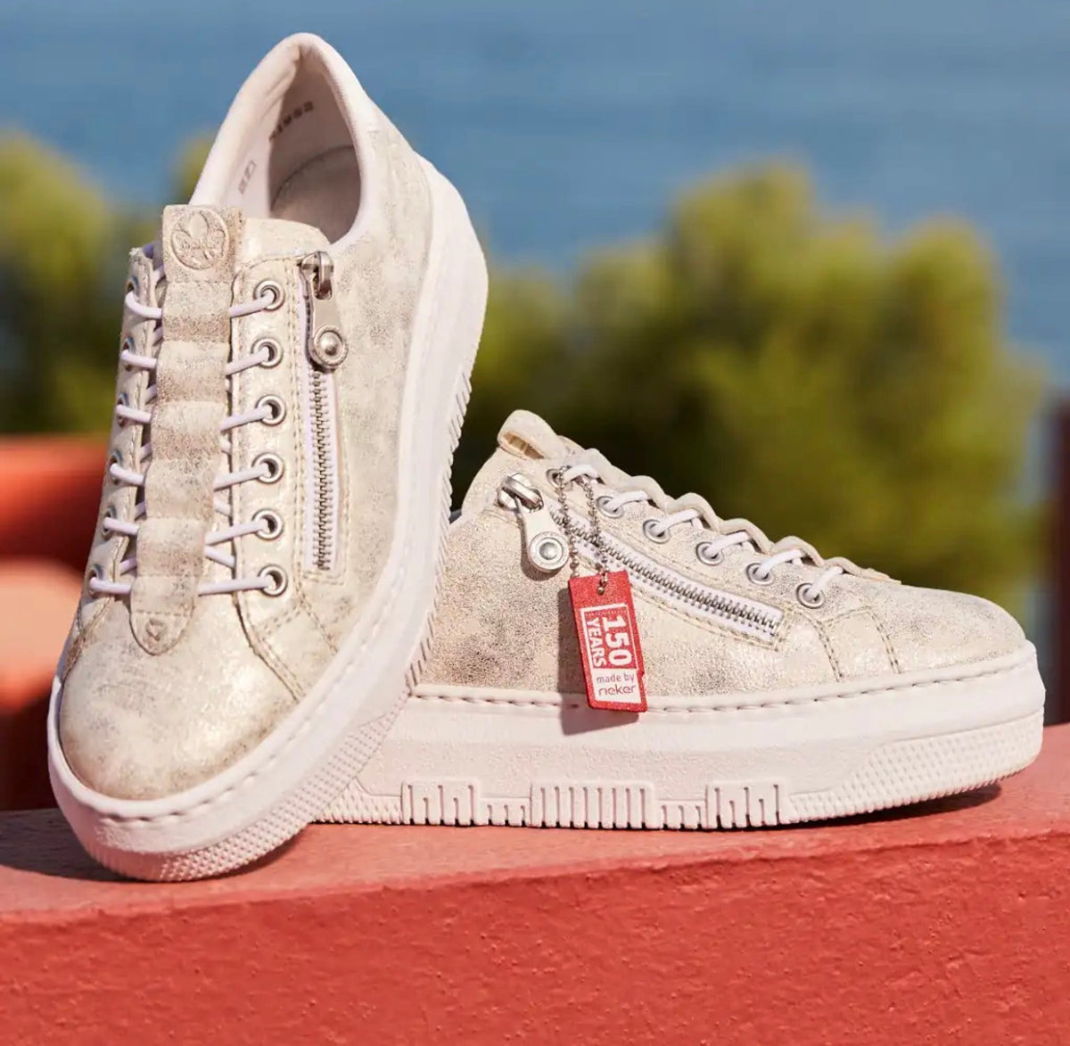 Rieker - M1953 Gold Elastic Trainer