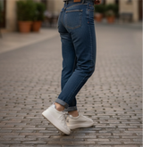 Wonders - A-2632 Ivory Slip On Platform Trainer