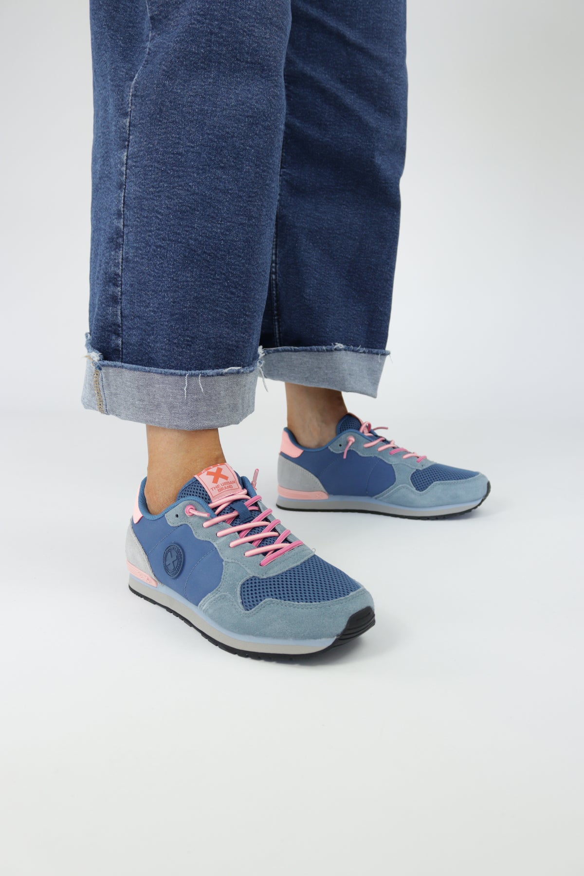 XTI - 144164 Blue Slip on Trainer