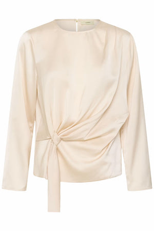 Inwear - Satine Cream Satin Top