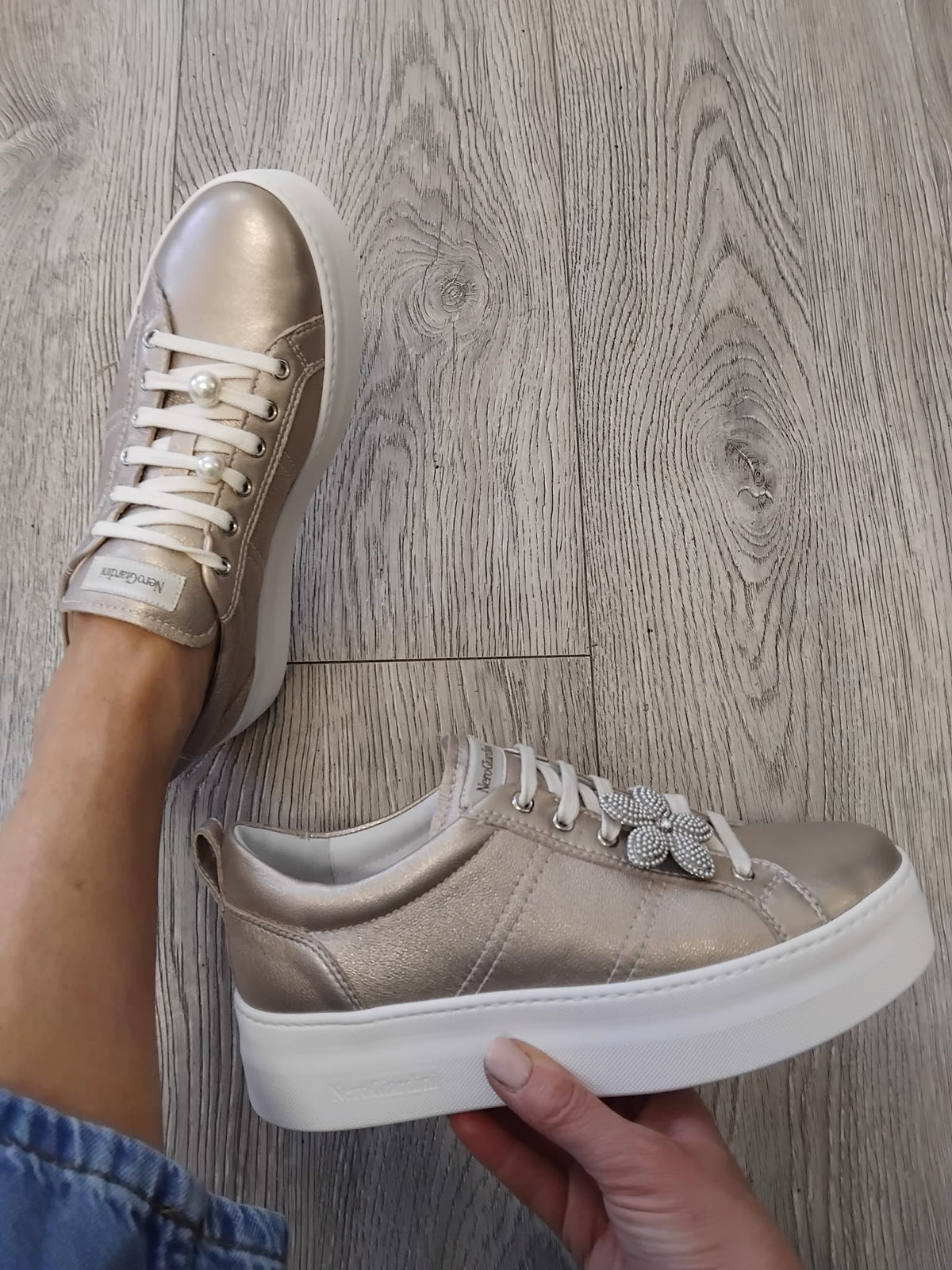 NeroGiardini - E615312D Bronze Platform Trainer