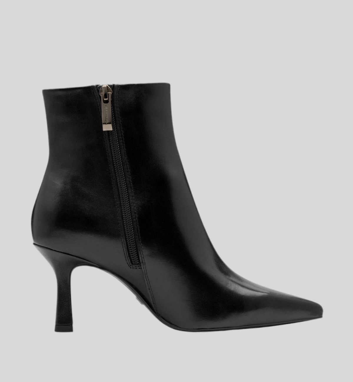 Tamaris - 25358 Black Leather Ankle Boot