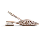 Gioseppo - Kipili Gold Weave Sling Back