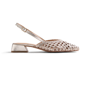 Gioseppo - Kipili Gold Weave Sling Back