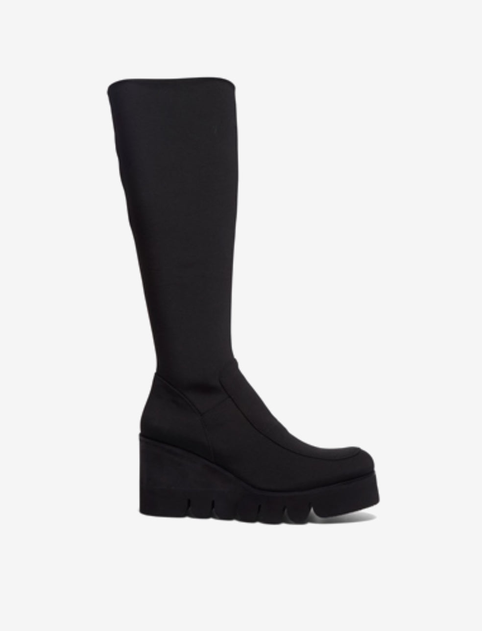 Carl Scarpa - Lequille Black Sock Knee Boot