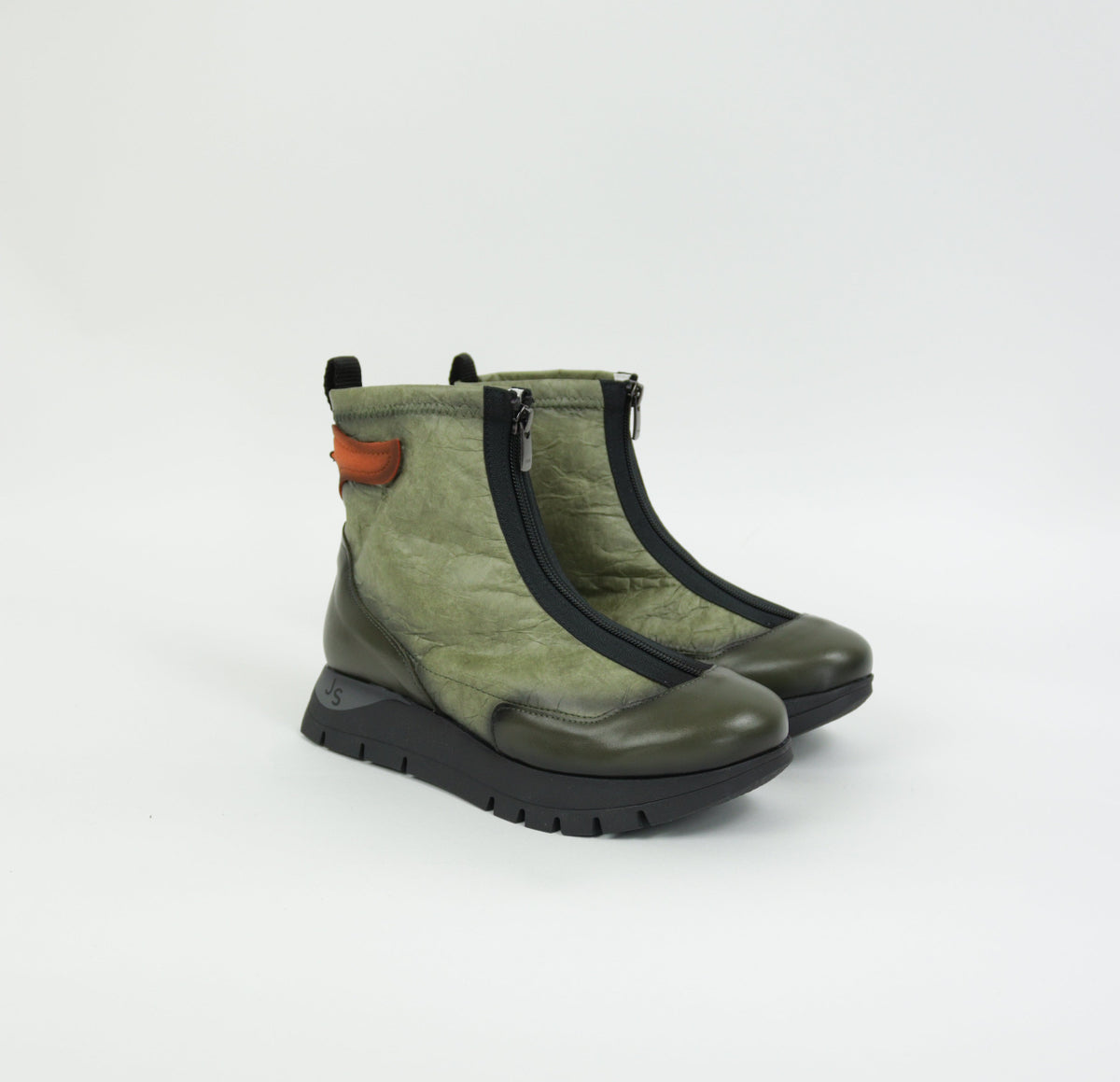Jose Saenz - 2269 Khaki Zip Sock Boot