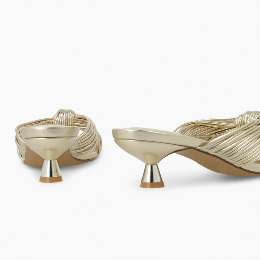 Lodi - A-denia Gold Knot Sandal