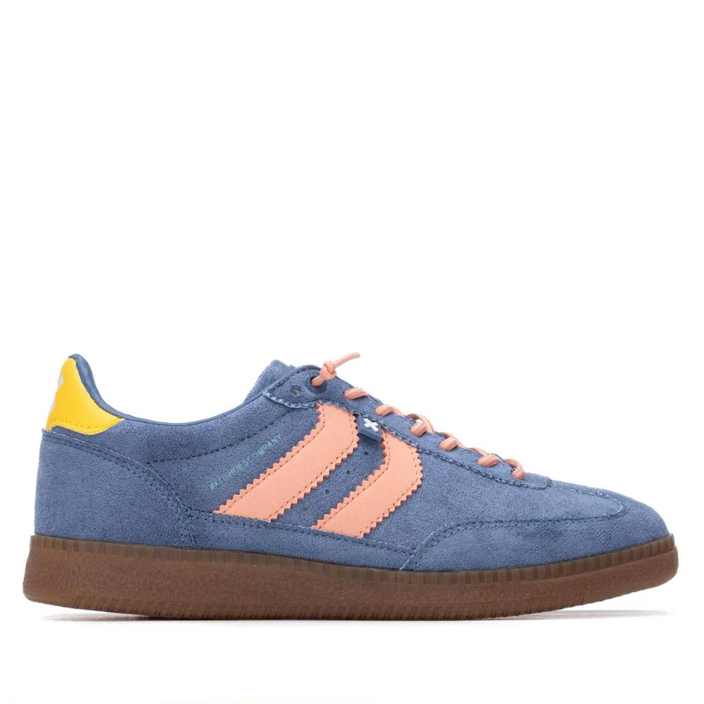 Xti - 144170 Blue and Coral Slip On Trainer