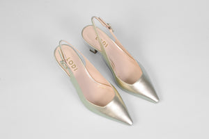 Lodi - Juco Gold Kitten Slingback