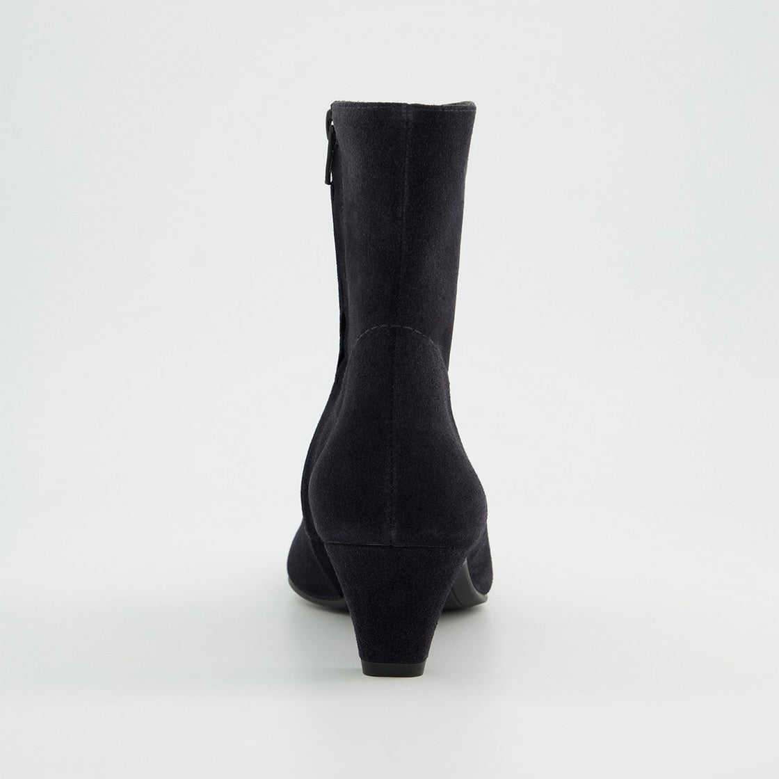Paul Green - 8288 Navy Kitten Heel Ankle Boot