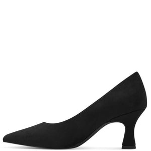 Marco Tozzi - 22418 Black Kitten Heel Court Shoe