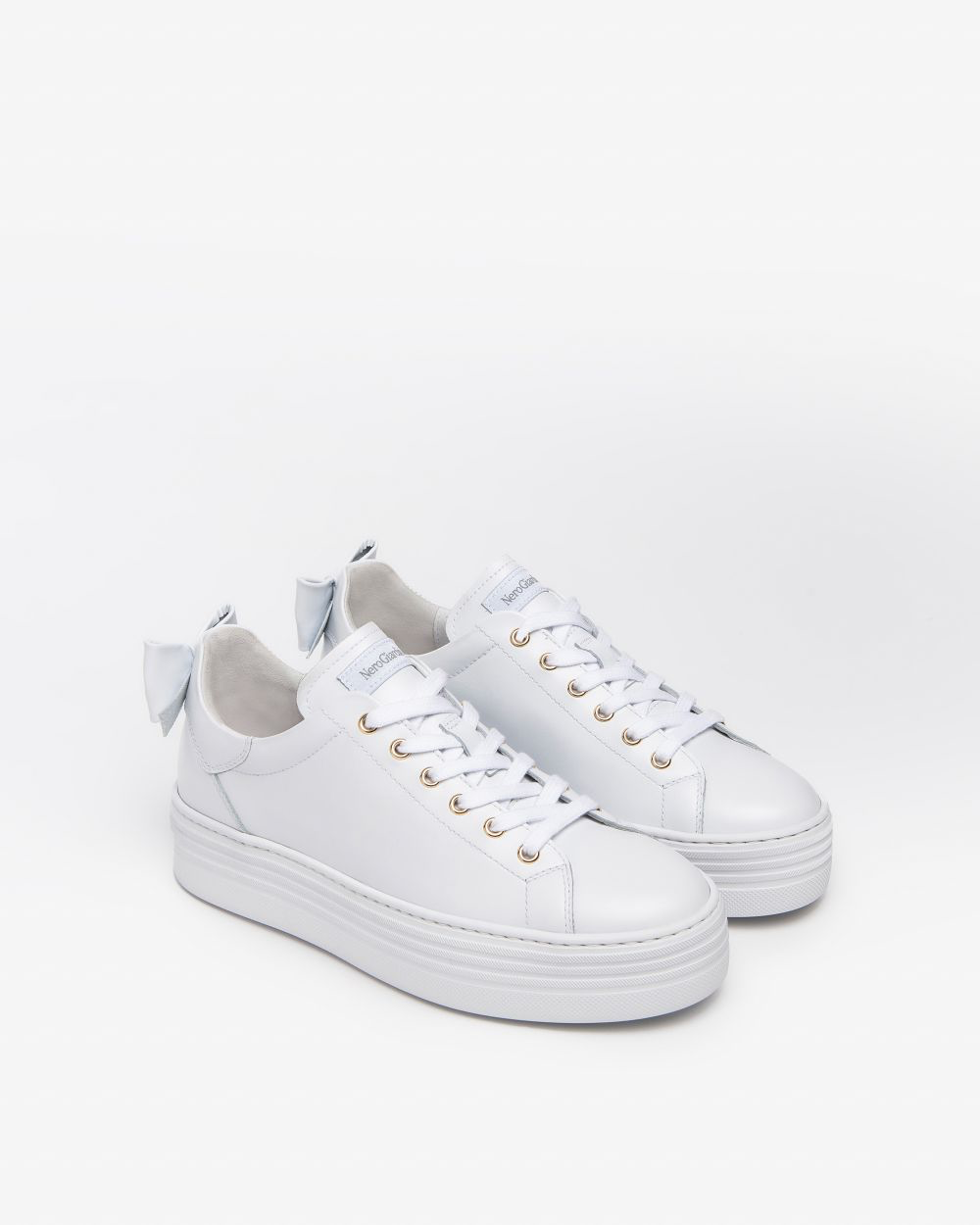NeroGiardini - E506521D White Bow Trainer