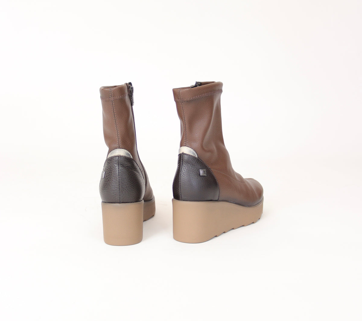 Jose Saenz - 6427 Brown Ankle Sock Boot