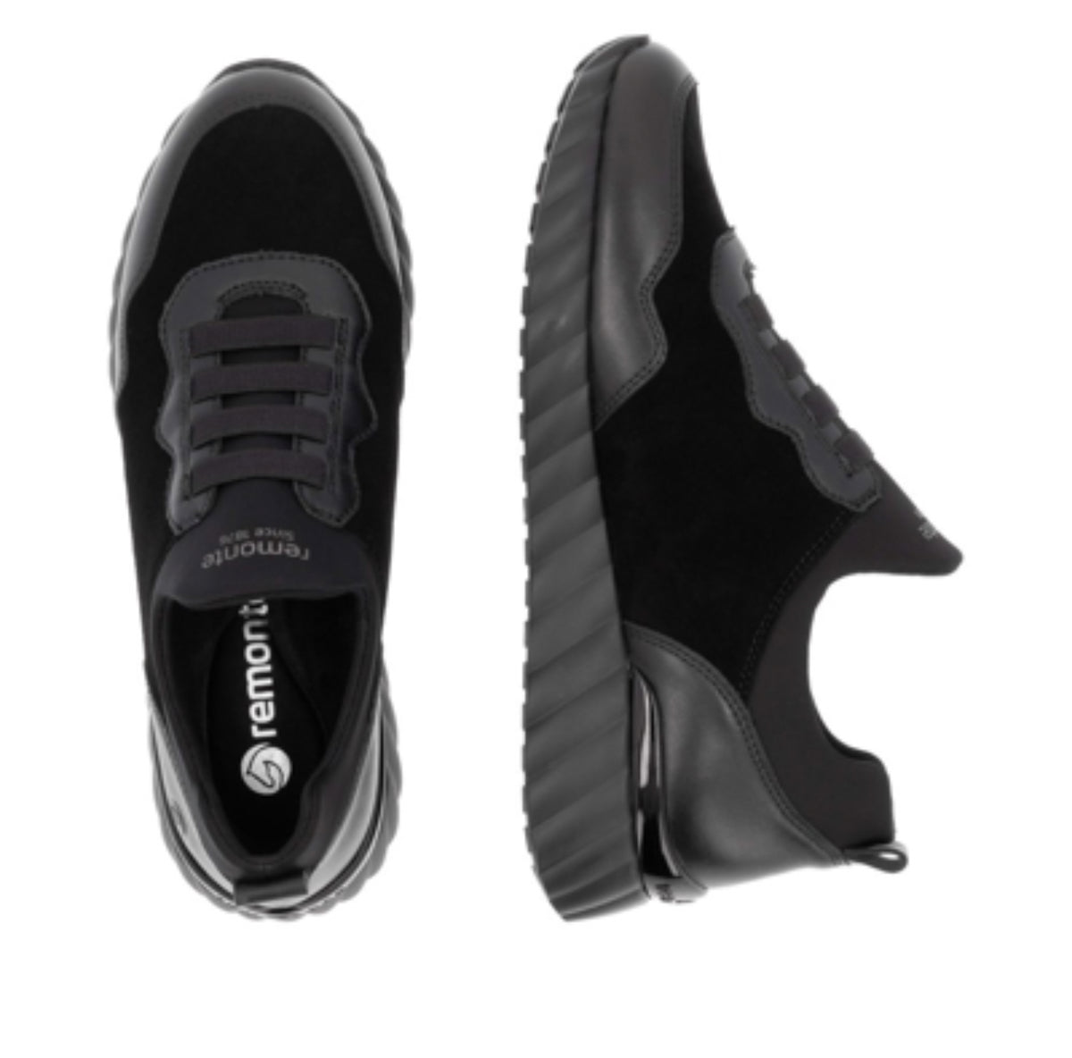 Remonte - D5911-02 Black Slip-On Trainer