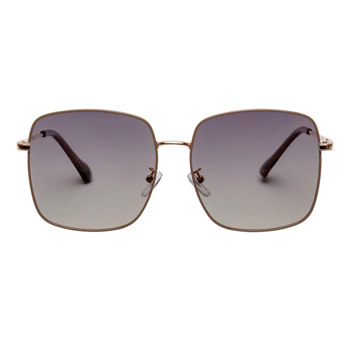 Elie Beaumont - EBS7020 Beige and Brown Sunglasses