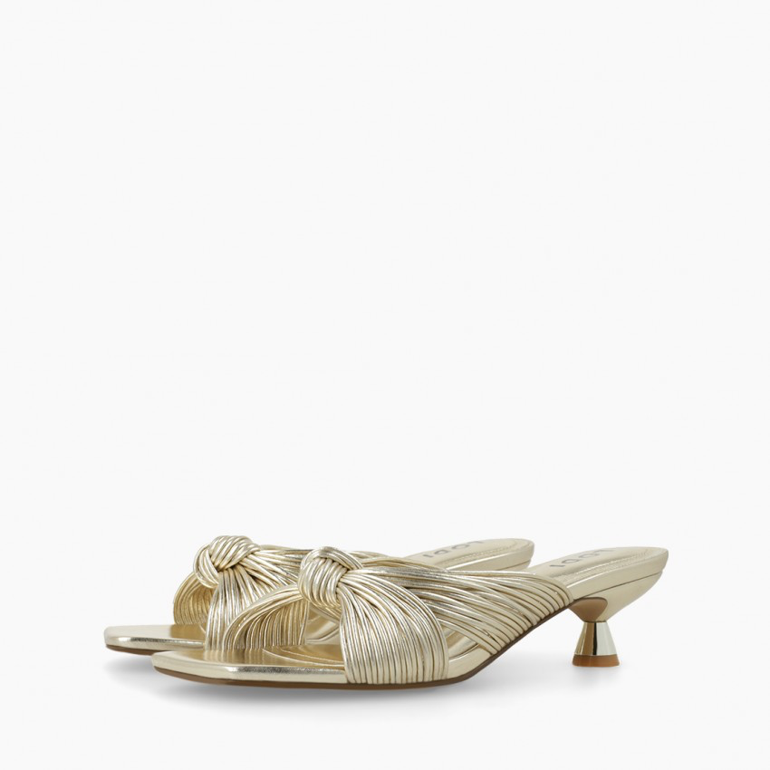 Lodi - A-denia Gold Knot Sandal