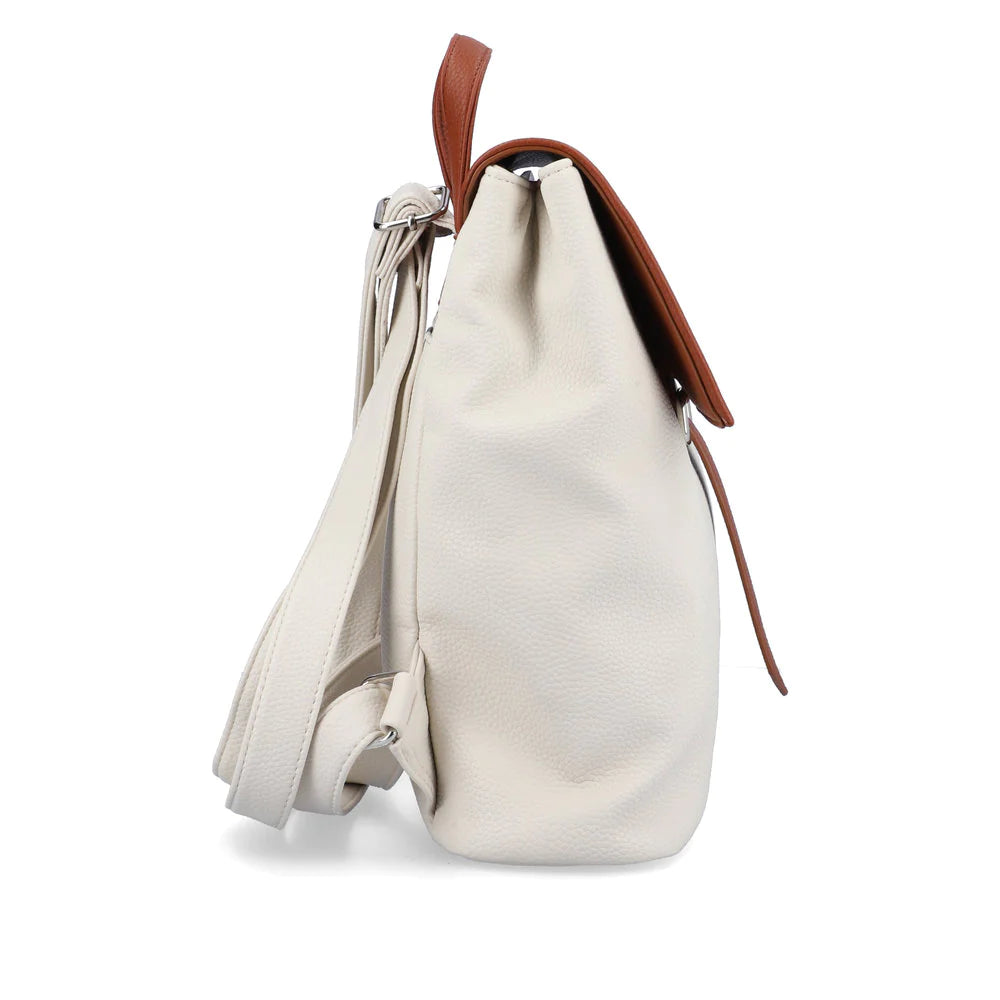 Remonte - Q0526 Cream and Tan Backpack