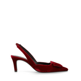 Lodi - Nestor Red Velvet Slingback
