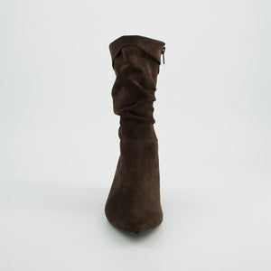 Paul Green - 8328 Brown Slouch Kitten Heel Boot