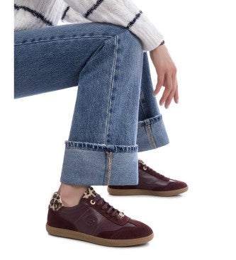 Carmela - 162640 Burgundy Retro Trainer