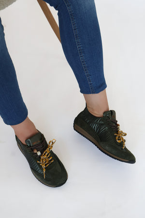 Meline - 721 DM Khaki Trainer