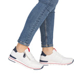 Remonte - R6705 White Pref Zip Trainer