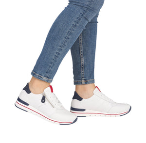 Remonte - R6705 White Pref Zip Trainer