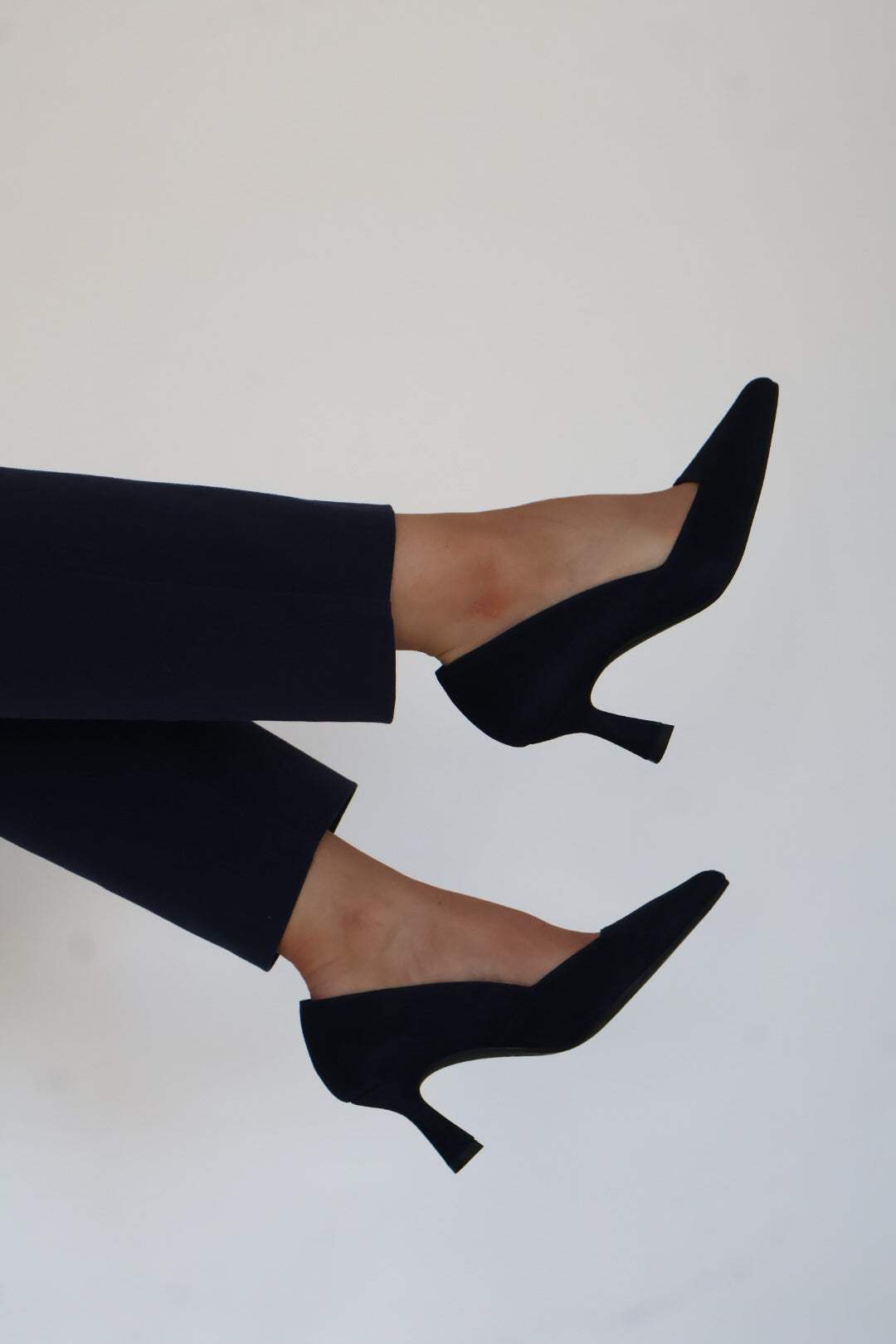 Lodi - Genius Navy Suede Court Shoe