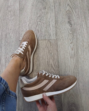 NeroGiardini - E615160D Brown Suede Trainer