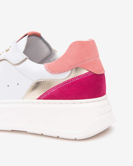 NeroGiardini - E513063D White and Pink Trainer