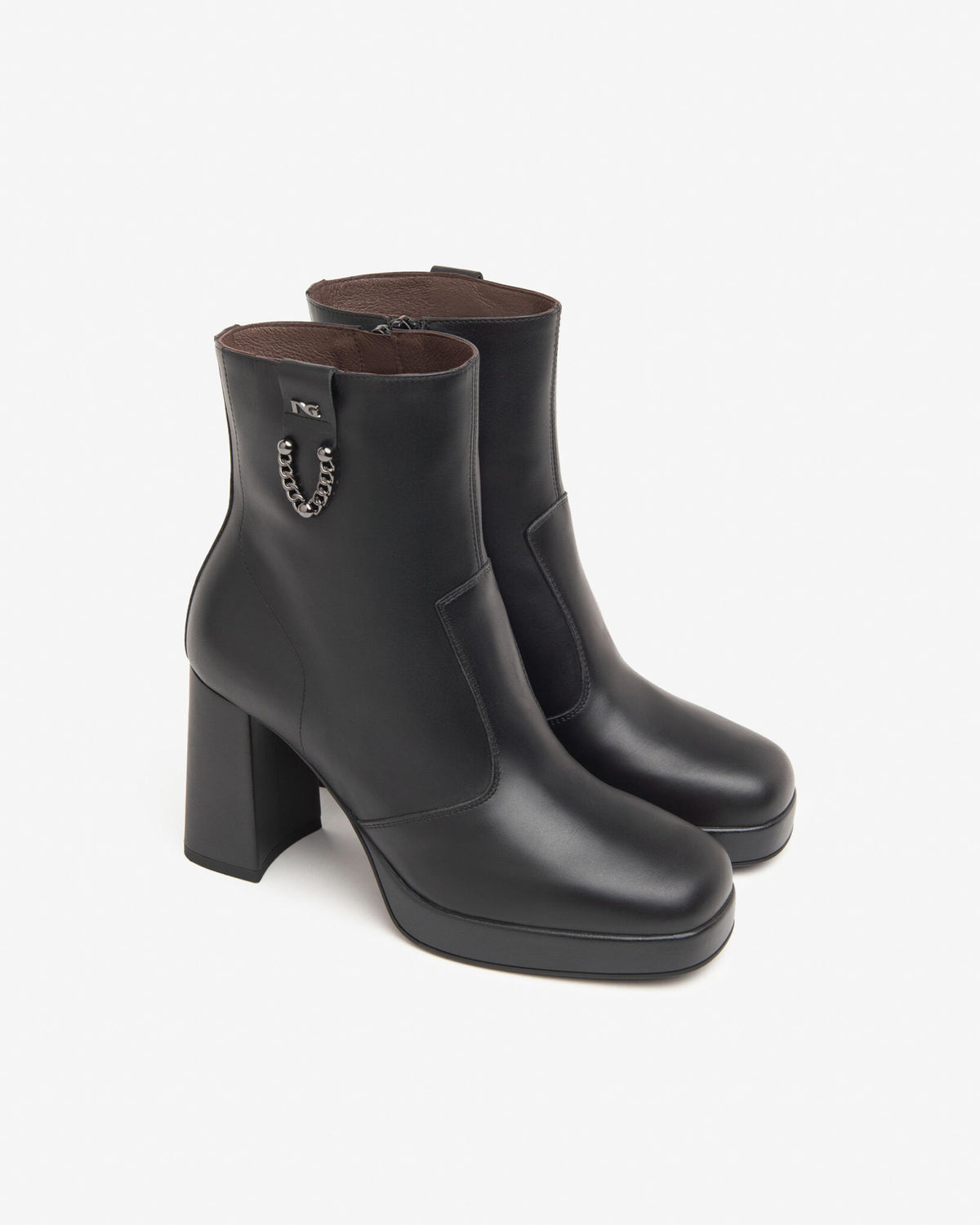 Nerogiardini - I410905D Black Platform Ankle Boot [Generous Fit]