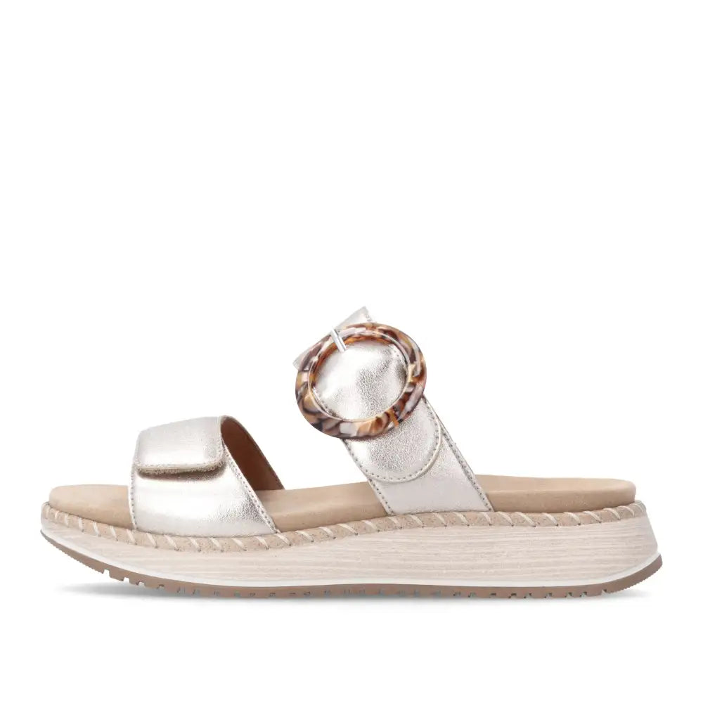 Remonte - D3J51 Metallic Gold Slide
