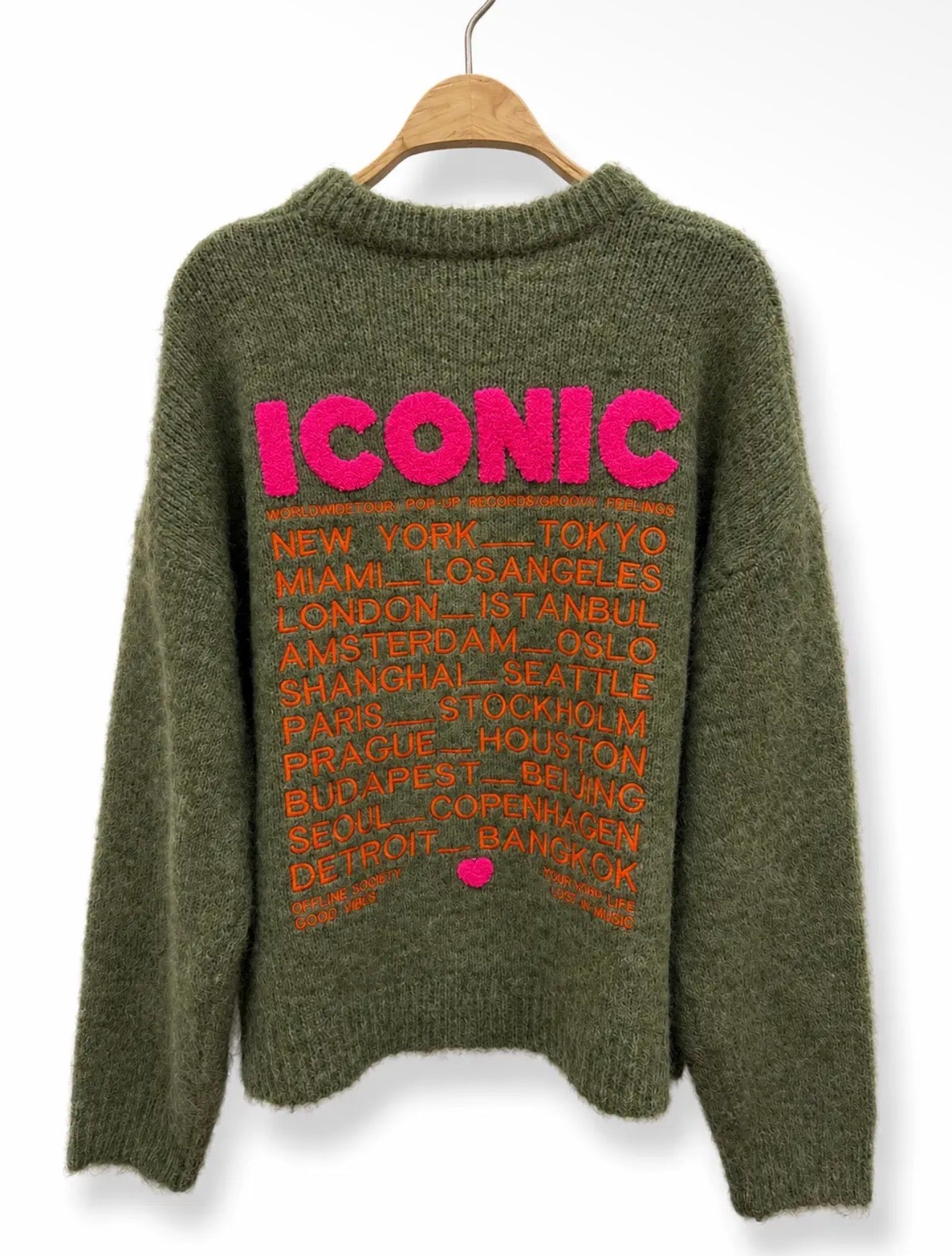 Anna - Green Iconic Jumper
