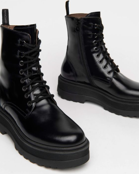 NeroGiardini - I309190D Black Doc Platform Boot
