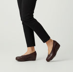 Wonders - G-33100 Brown Wedge Shoe